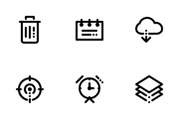 Interfaz de usuario esencial Paquete de Iconos