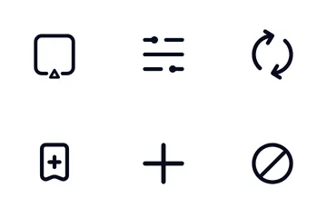 Icono de interfaz de usuario/ux Paquete de Iconos