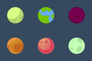 Intergalactic Planet Icons Icon Pack
