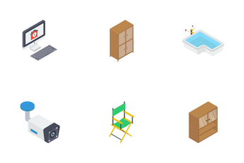 Interior And Buildings Icon Pack