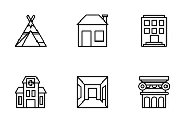 Interior And Buildings Icon Pack