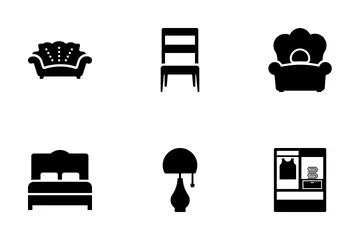 Interior And Decoration 3 Icon Pack