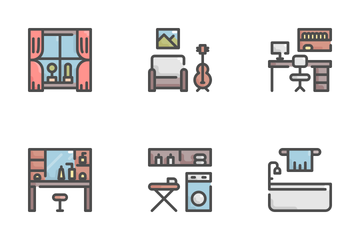 Interior And Furniture Icon Pack
