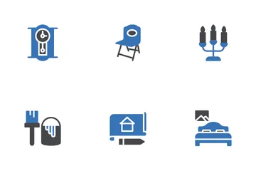 Interior And Homedecor Icon Pack