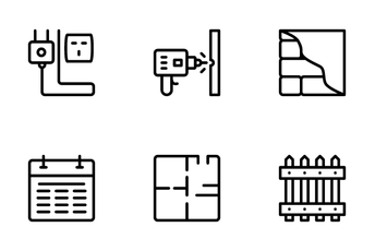Interior & Buildings Icon Pack