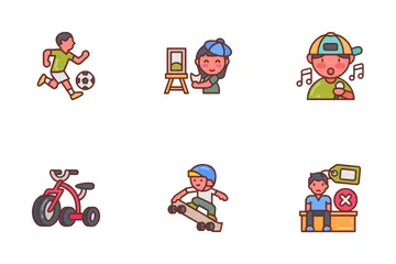 International Children's Day Icon Pack