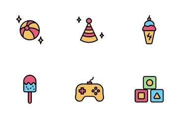 International Children's Day Icon Pack