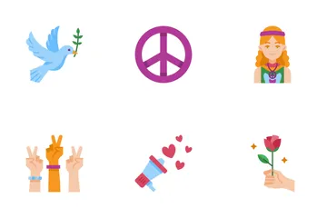 International Day Of Peace Icon Pack