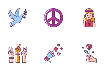 International Day Of Peace Icon Pack