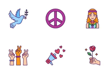 International Day Of Peace Icon Pack