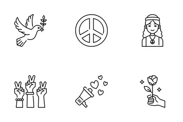 International Day Of Peace Icon Pack