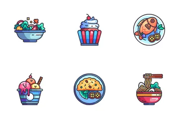 International Food Icon Pack