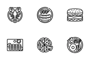 International Food Icon Pack