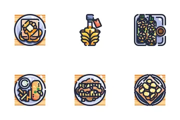 International Food Icon Pack