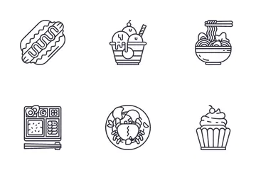 International Food Icon Pack