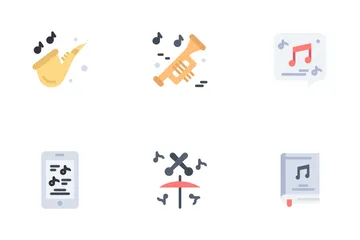 International Jazz Day Icon Pack