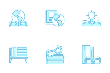 International Literacy Day Icons Pack Icon Pack