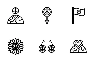 International Peace Day Icon Pack