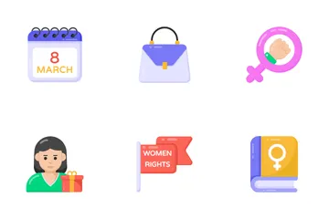 International Women's Day Icon Pack