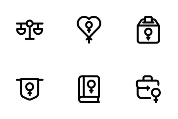 International Women's Day Icon Pack