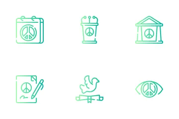 Internationaler Tag des Friedens Symbolpack