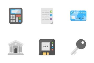 Internet And Banking Icon Pack