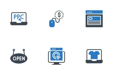 Internet And Digital  Marketing Icon Pack