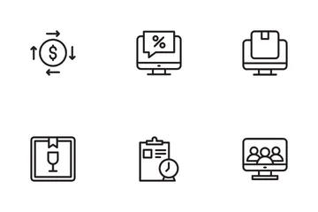 Internet And Digital Marketing Icon Pack