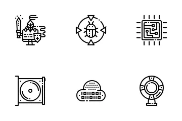 Internet Connection Outline Icon Pack