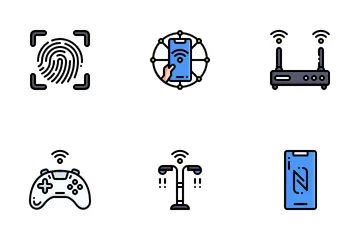 Internet das Coisas Pacote de Ícones