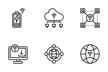 Internet das Coisas Pacote de Ícones