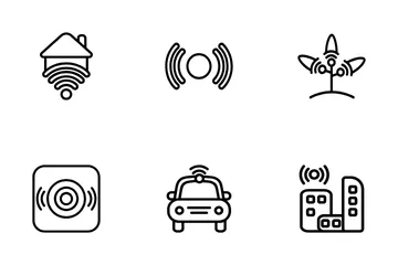 Internet das coisas (IOT) Pacote de Ícones