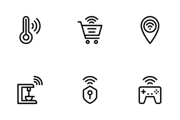 Internet de las Cosas Paquete de Iconos