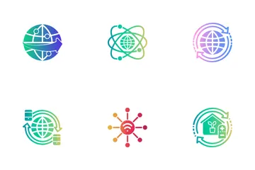 Internet de las cosas Paquete de Iconos