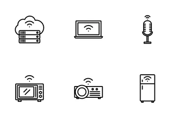 Internet de las Cosas Paquete de Iconos