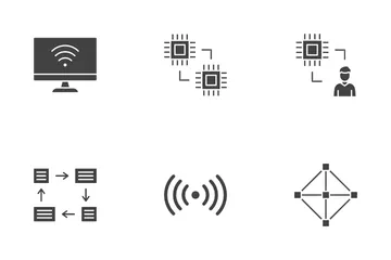 Internet de las Cosas Paquete de Iconos