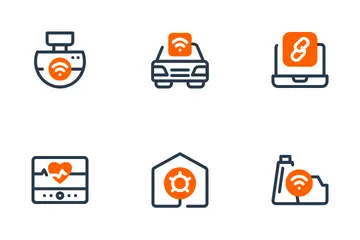 Internet de las Cosas Paquete de Iconos