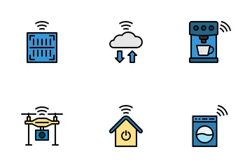 Internet de las Cosas Paquete de Iconos