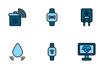 Internet de las cosas (IOT) Icon Pack