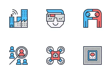 Internet der Dinge Symbolpack