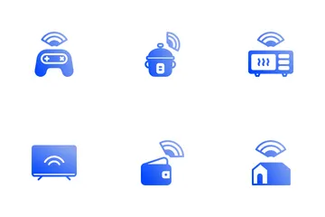 Internet der Dinge Icon Pack