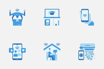 Internet der Dinge (IOT) Symbolpack