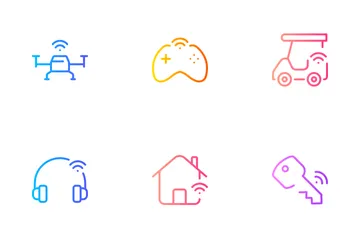 Internet  Of Things Icon Pack
