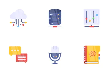 Internet Security And Communication Icon Pack