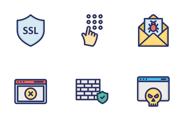 Internet Security And Support Icon Pack