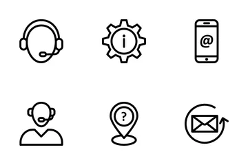 Internet Security And Support Icon Pack
