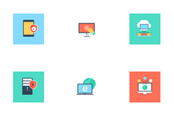 Internet Security And Technology Icon Pack