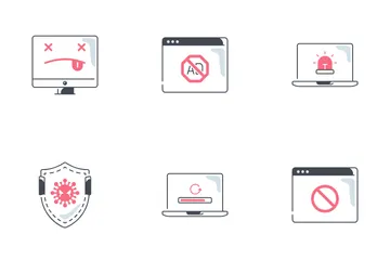 Segurança da Internet Pacote de Ícones