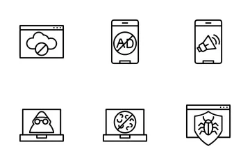 Segurança da Internet Pacote de Ícones