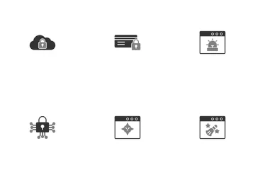 Internet sicherheit Symbolpack